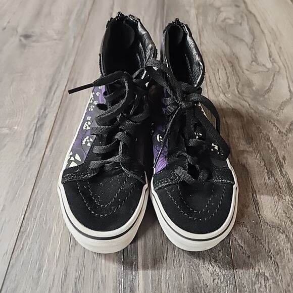 Vans Sk8 Hi Zip Back The Nightmare Before Christmas Kids Sz 13 - Picture 5 of 8